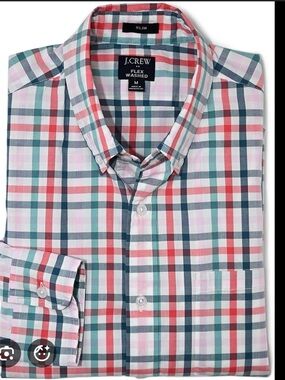 J Crew Mercantile Slim Fit Long Sleeve Plaid Shirt